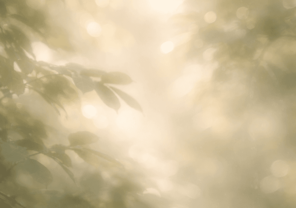 Connected inbox, calendar, and notes layers on a dreamy backdrop